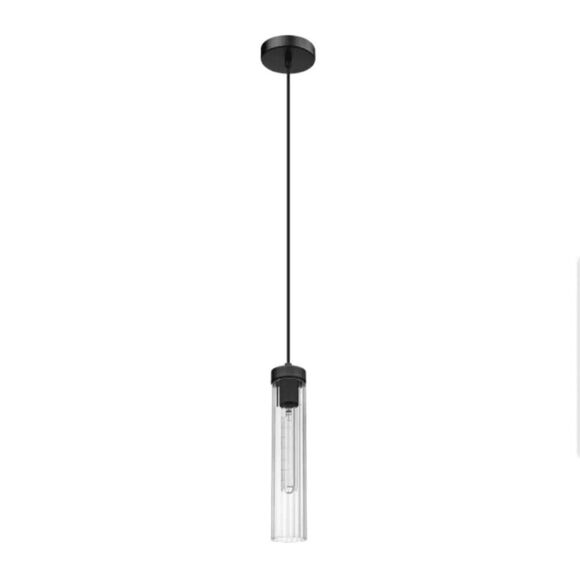 Z-Lite 740P Beau 5"W Mini Pendant Light Matte Black Fixture Home Improvement NEW - Picture 7 of 16